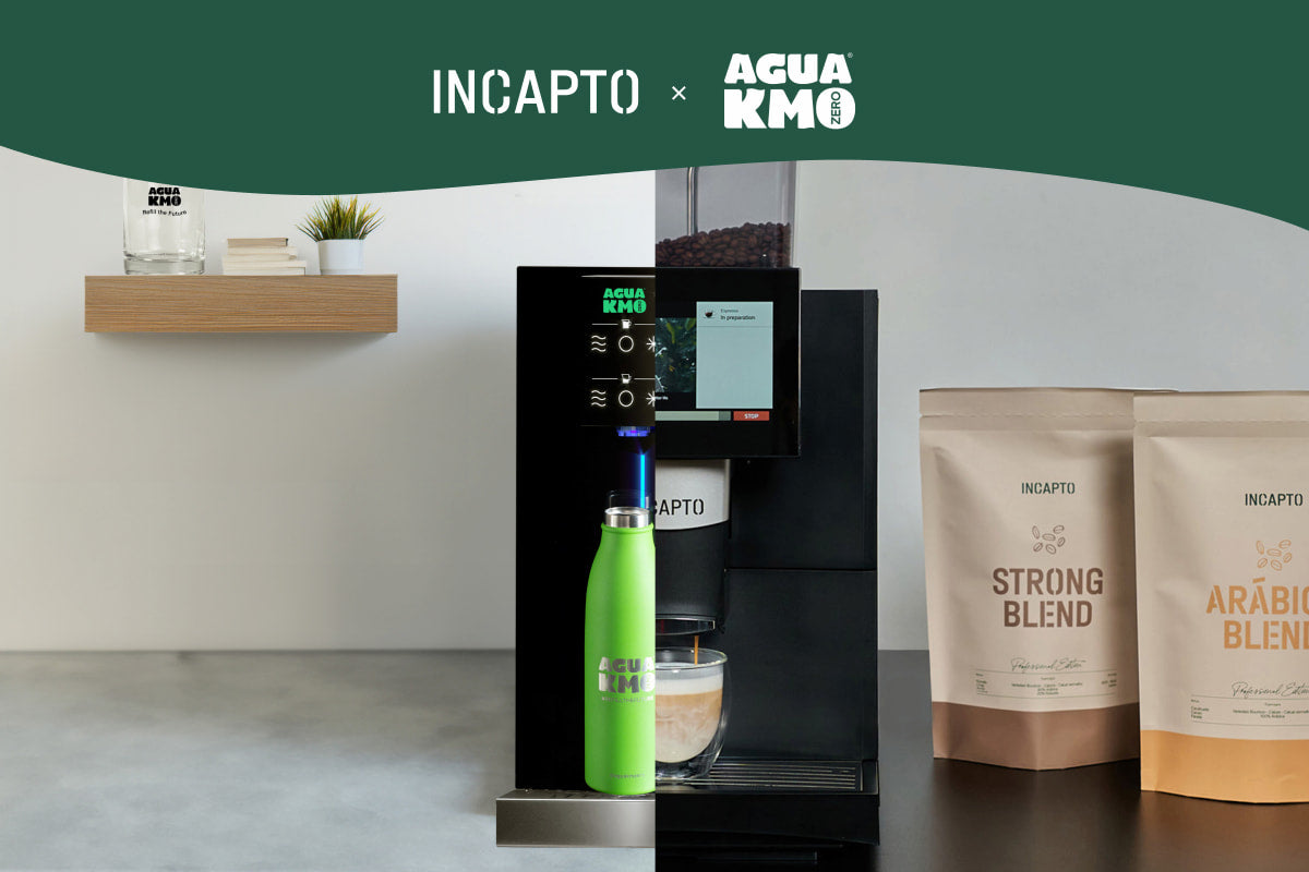 INCAPTO y AGUA KMZERO se unen para ofrecer la mejor solución a las empresas.