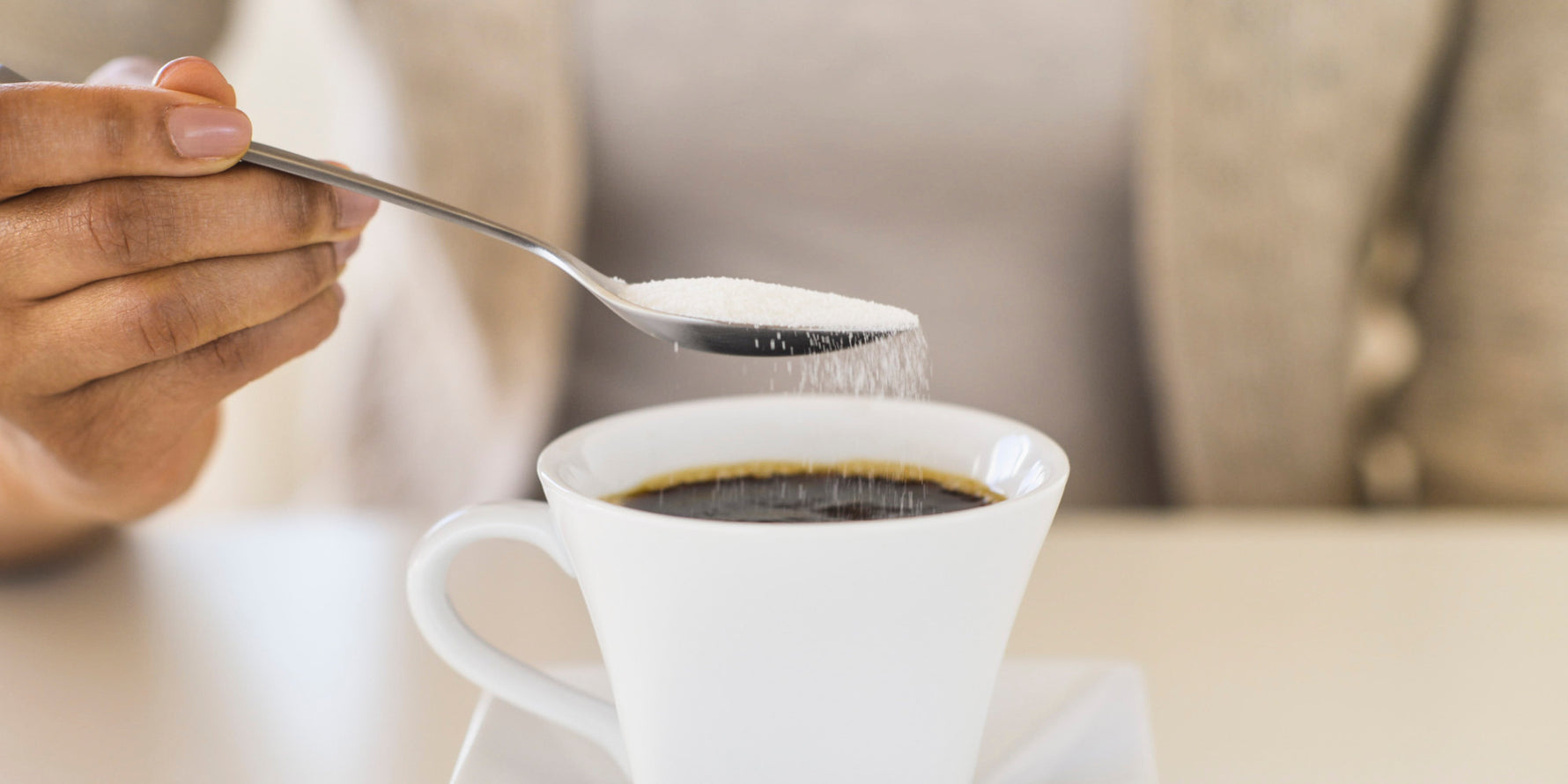 Azúcar en el café