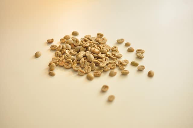 Granos de café verde
