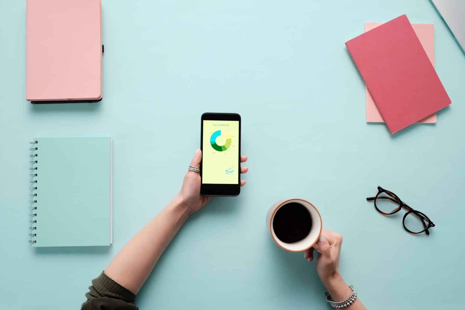 Apps móviles sobre café