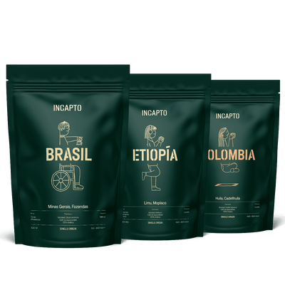 Pacote de 3 cafés especiais mais vendidos