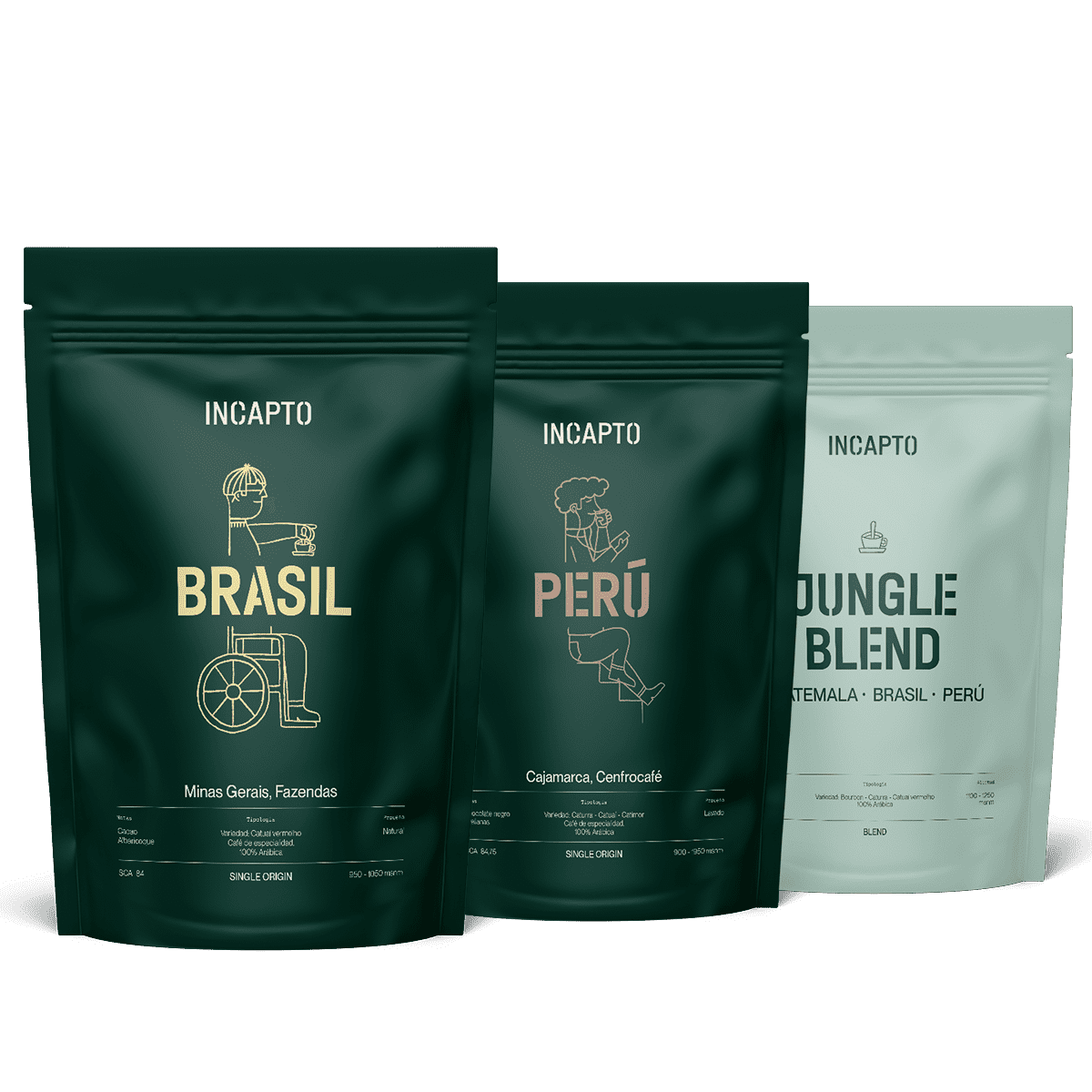 Pacote especial para café com leite - Incapto