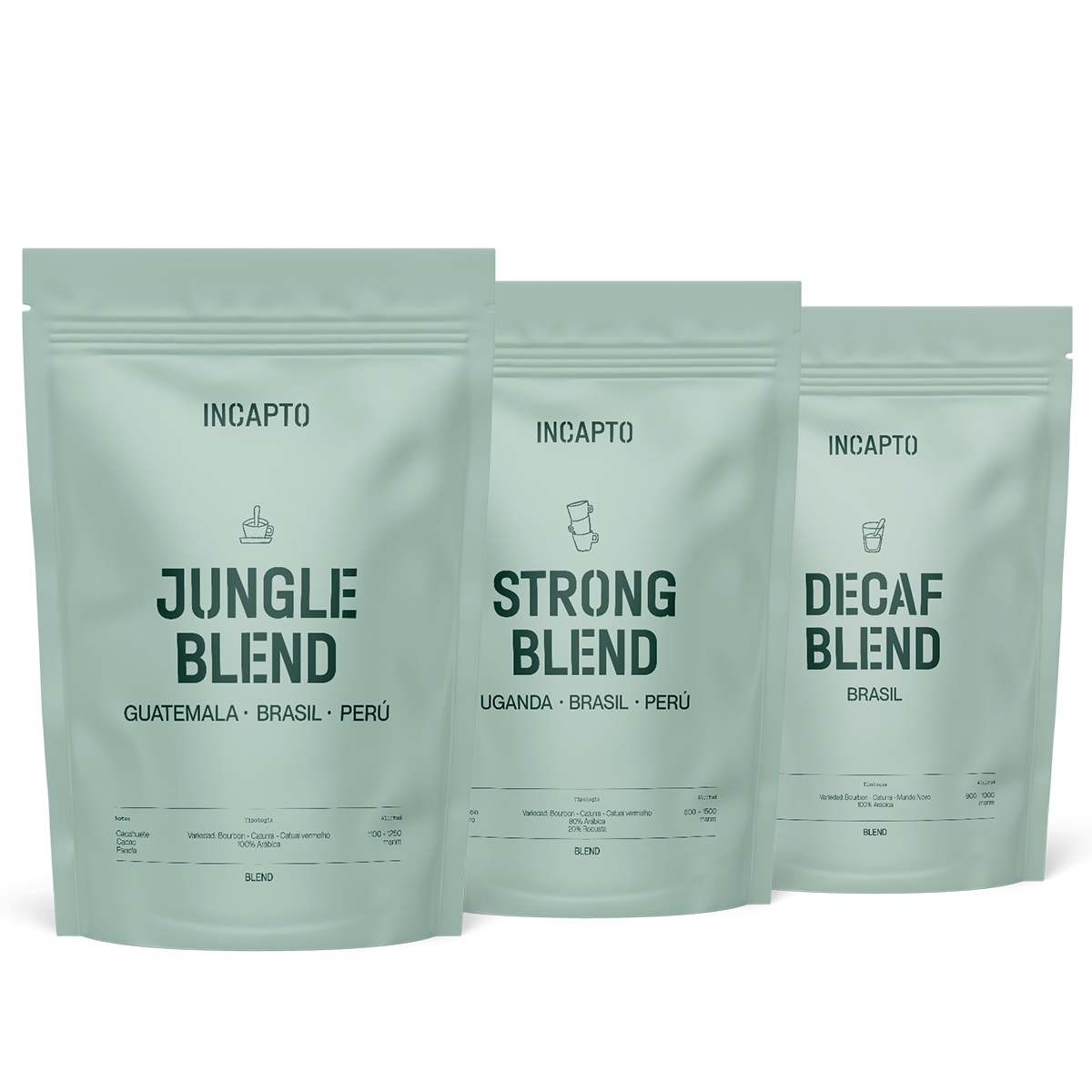 Pack Degustació Blend de cafè en gra - Incapto