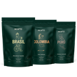 Pack degustació Sud-amèrica de cafè en gra