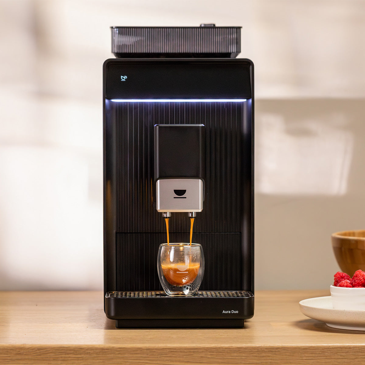 Cafetera Superautomática Aura Duo doble