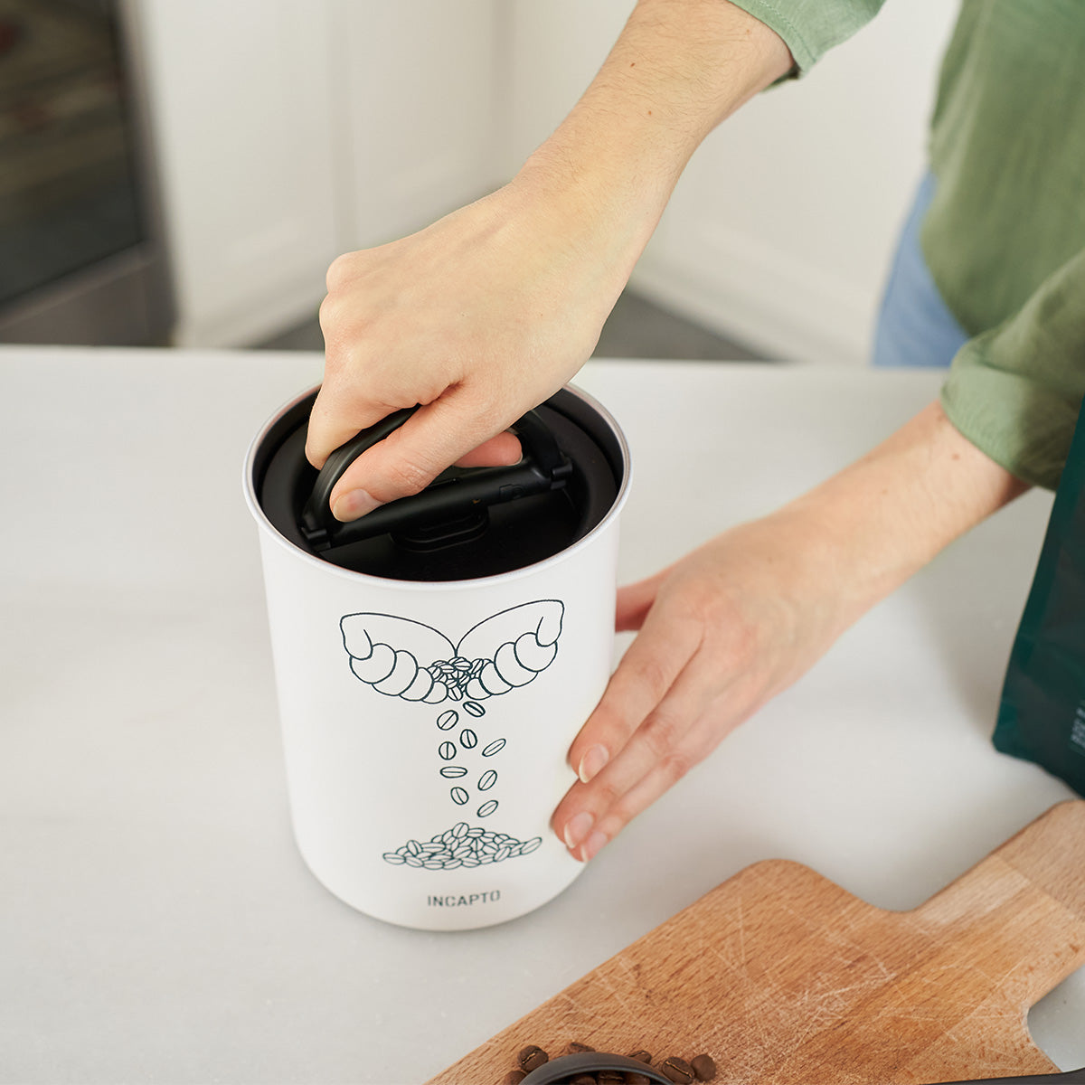 Contenitore per la conservazione dei chicchi di caffè Airscape - Incapto
