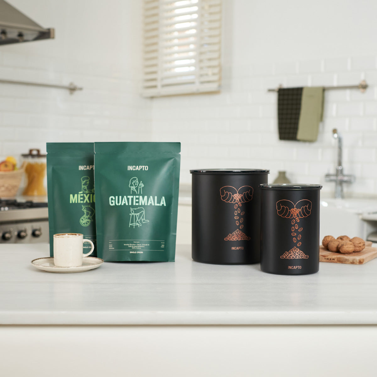 Contenitore per la conservazione dei chicchi di caffè Airscape - Incapto