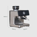Mesures de la cafetera INCAPTO Sabi Metall