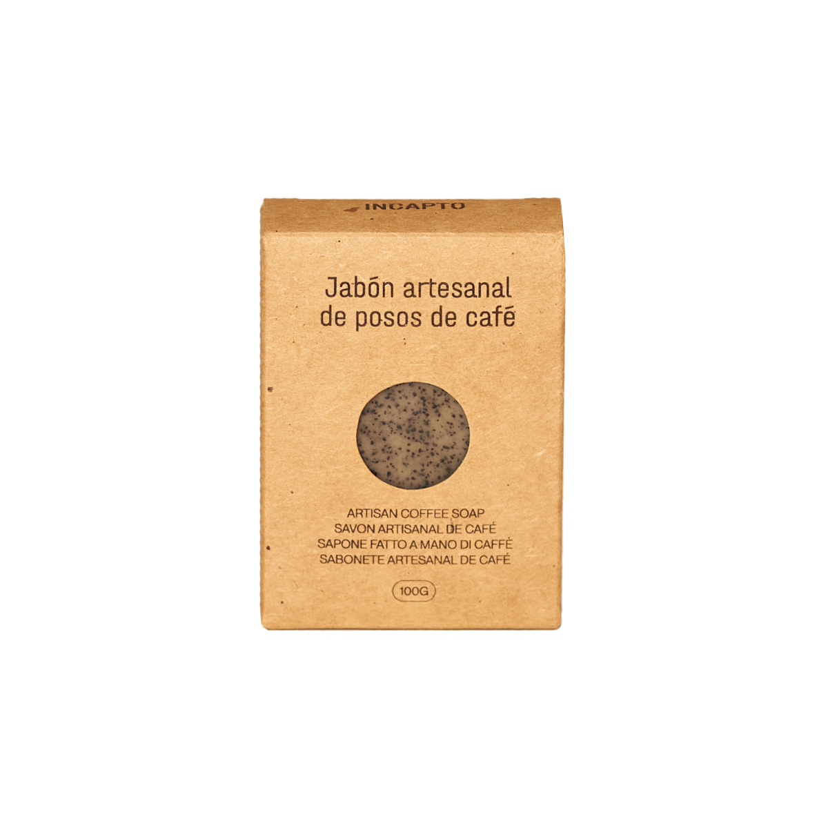 Handmade Soap with Coffee Grounds - Incapto