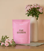 Pink bourbon roses en context