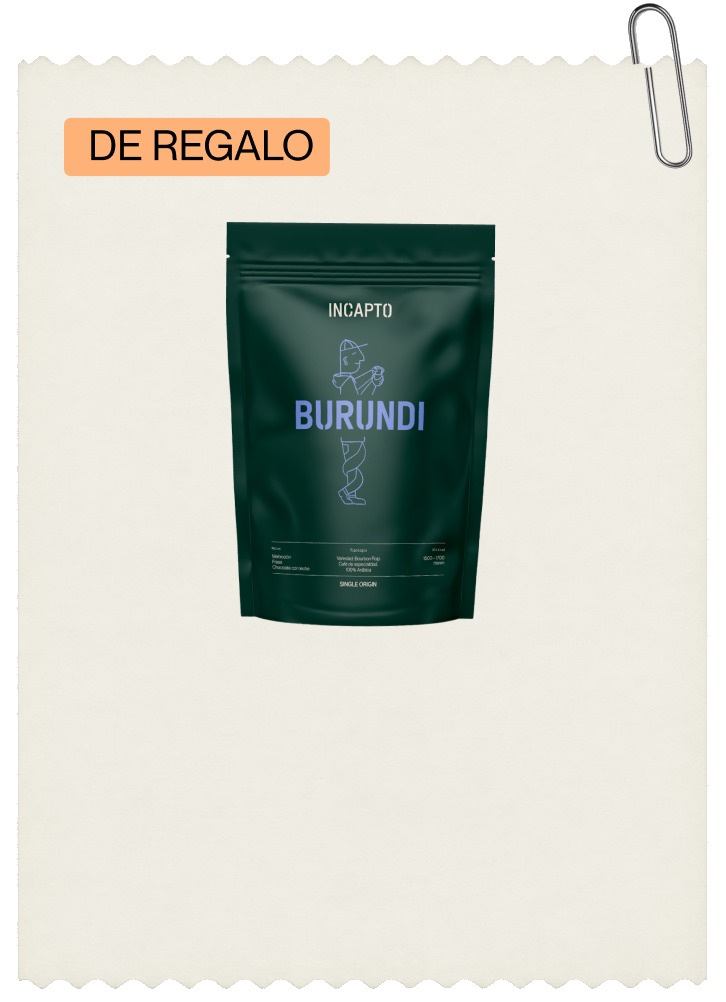 Café Burundi 100 g de regalo