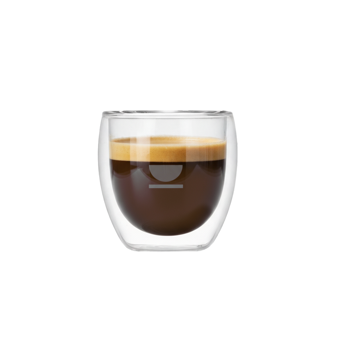 Set di 2 bicchieri a doppia parete per caffè Espresso o Americano - Incapto