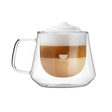 Conjunto Chávenas Cappuccino de parede dupla e com asa, 200ml