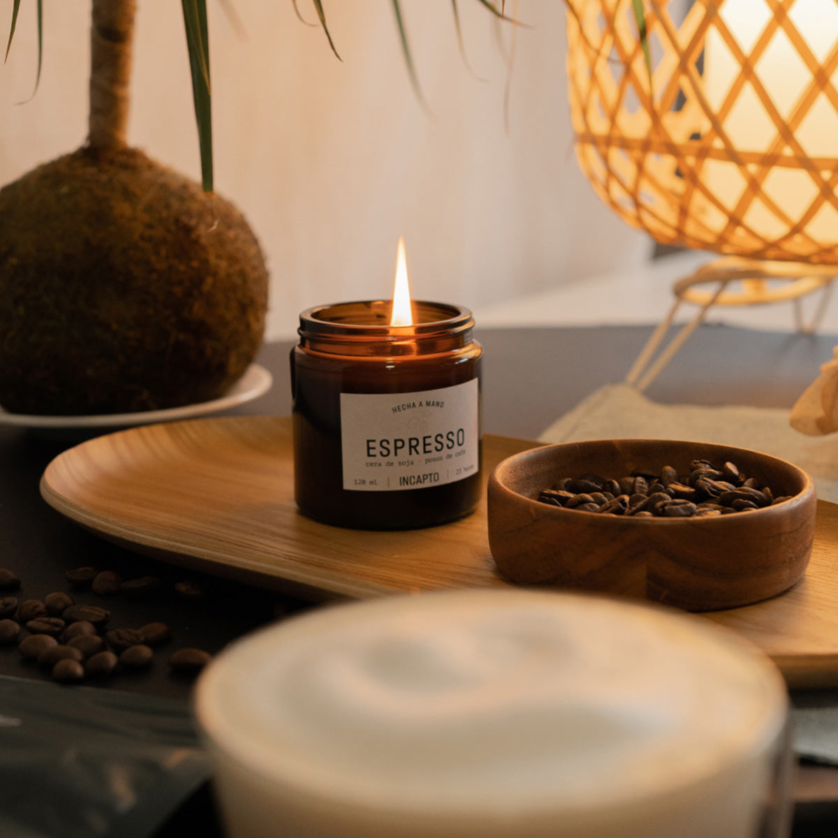 Espelma aromàtica en ús