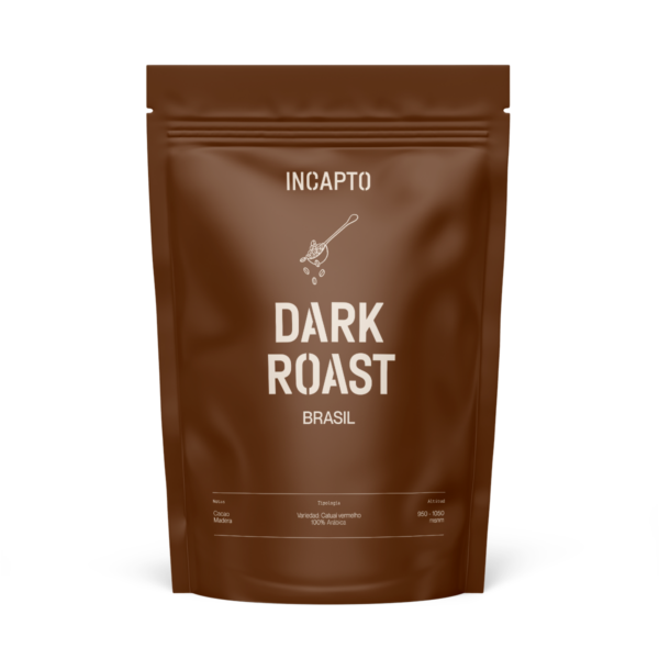 Café en gra Dark Roast origen Brasil