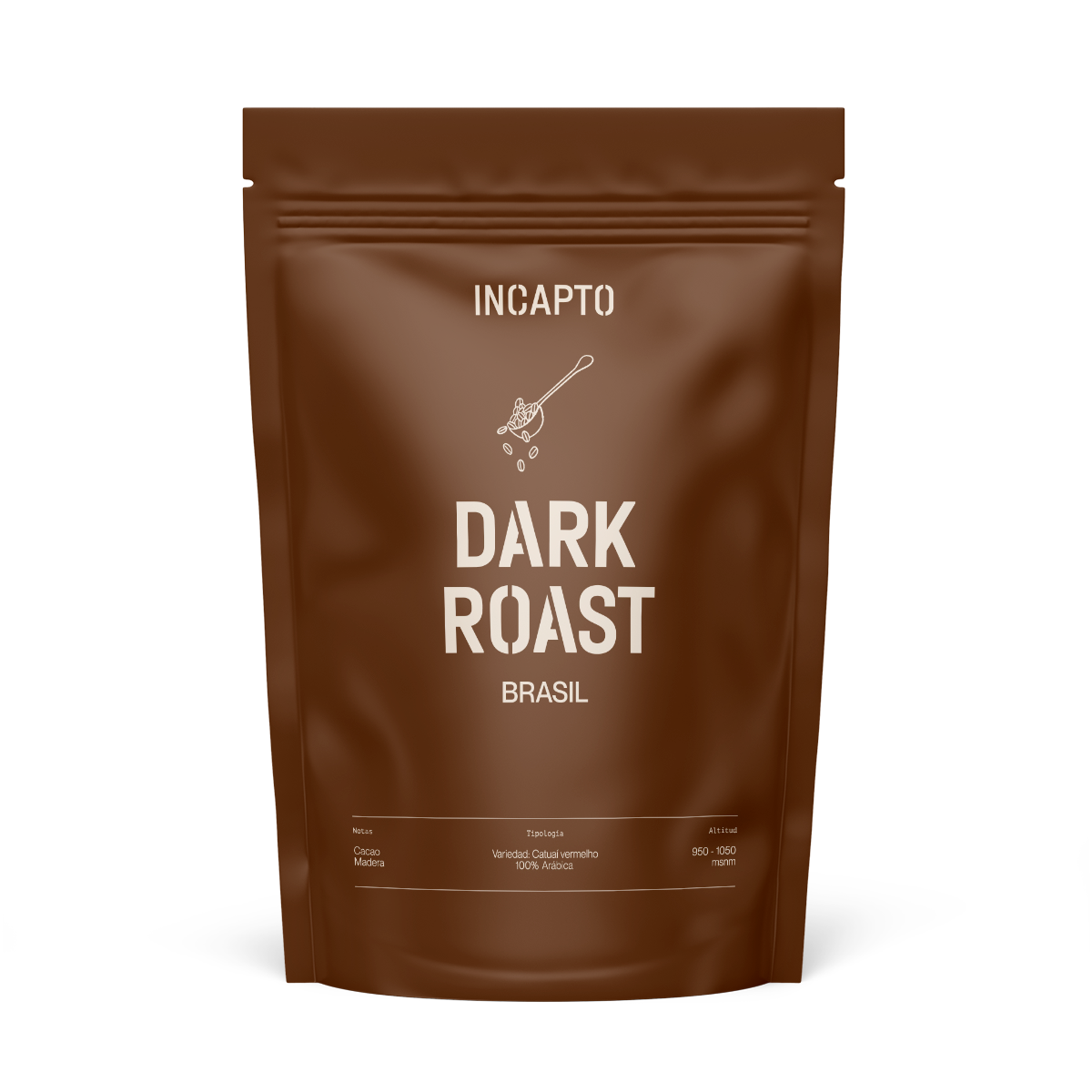Café em grão Dark Roast origem Brasil